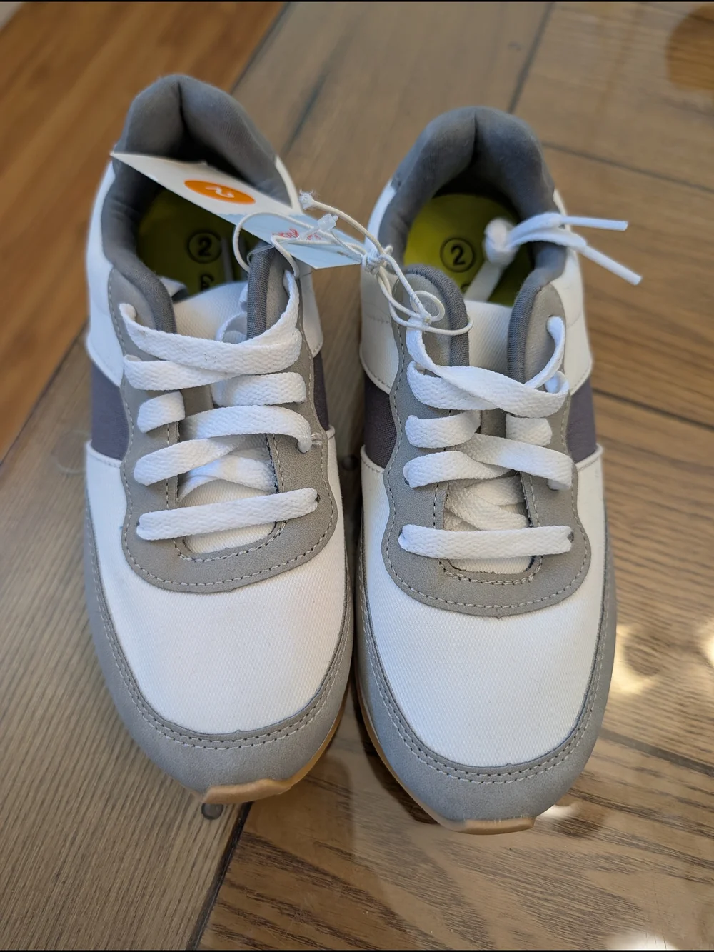 Kids' Brock Jogger Sneakers - Cat & Jack™ Gray Siz 2 NWT